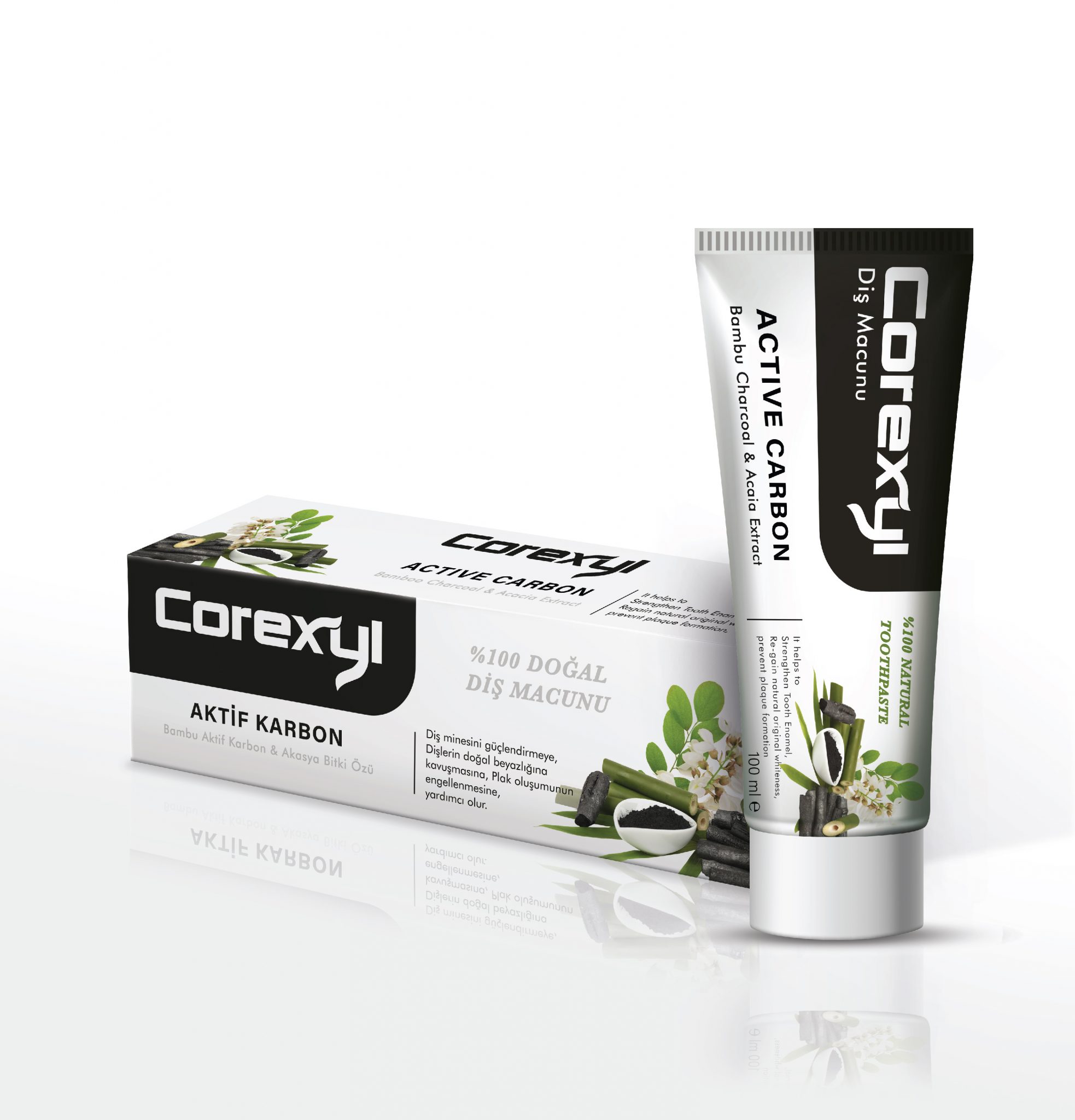 Corexyl Bamboo Charcoal Toothpaste 100 ml