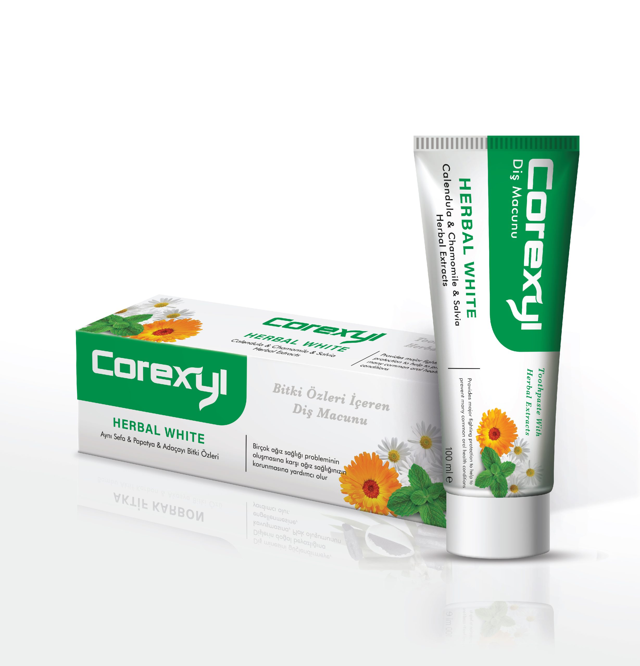 Corexyl Herbal White Toothpaste 100 ml